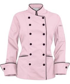 Purple ladies chef coat